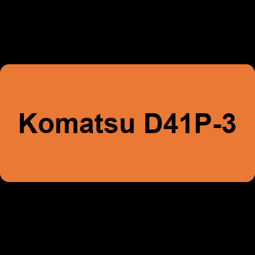 Komatsu D41P-3